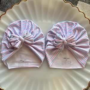 Bunny Knots Hospital Stripe Headwrap